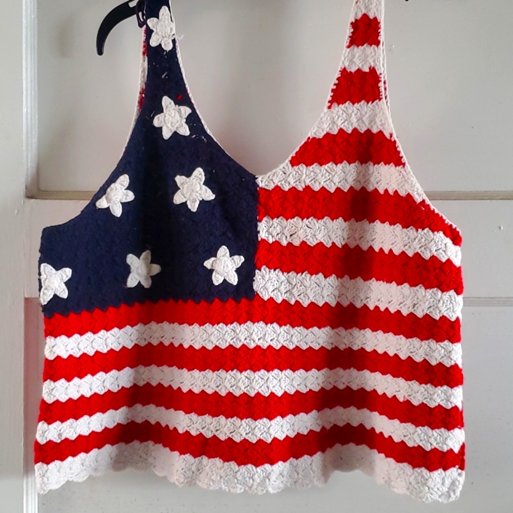 USA Flag Croptop